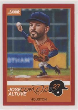 2019 Panini Chronicles - Score - Red #11 - Jose Altuve /99