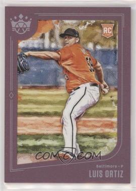 2019 Panini Diamond Kings - [Base] - Plum Framed #108 - Short Print - Luis Ortiz