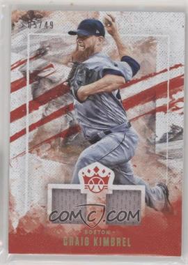 2019 Panini Diamond Kings - DK Materials - Holo Gold #DMS-KI - Craig Kimbrel /49