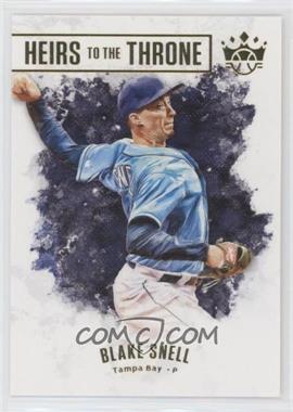 2019 Panini Diamond Kings - Heirs to the Throne #HTT-10 - Blake Snell, David Price