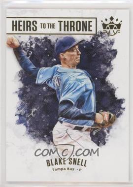 2019 Panini Diamond Kings - Heirs to the Throne #HTT-10 - Blake Snell, David Price