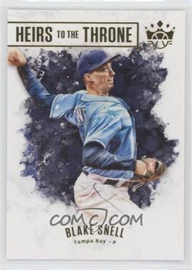 2019 Panini Diamond Kings - Heirs to the Throne #HTT-10 - Blake Snell, David Price