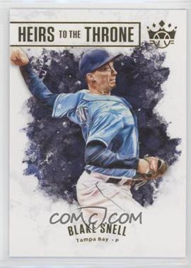 2019 Panini Diamond Kings - Heirs to the Throne #HTT-10 - Blake Snell, David Price