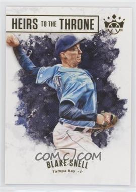 2019 Panini Diamond Kings - Heirs to the Throne #HTT-10 - Blake Snell, David Price