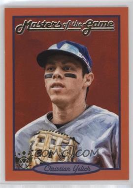 2019 Panini Diamond Kings - Masters of the Game #MG8 - Christian Yelich