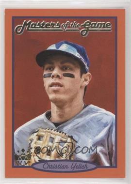 2019 Panini Diamond Kings - Masters of the Game #MG8 - Christian Yelich