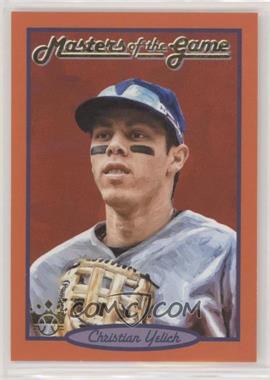 2019 Panini Diamond Kings - Masters of the Game #MG8 - Christian Yelich