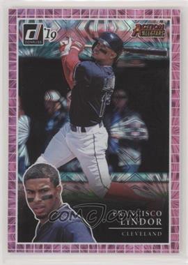 2019 Panini Donruss - Action All-Stars - Pink Firework #AA15 - Francisco Lindor