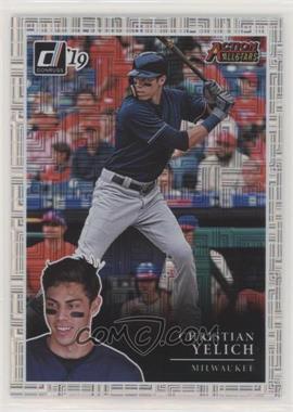 2019 Panini Donruss - Action All-Stars - Vector #AA13 - Christian Yelich