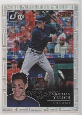 2019 Panini Donruss - Action All-Stars - Vector #AA13 - Christian Yelich