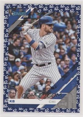 2019 Panini Donruss - [Base] - 42 Tribute #57.2 - Variation - Kris Bryant (Pinstriped Jersey, "KB") /42