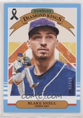 2019 Panini Donruss - [Base] - Father's Day Ribbon #3 - Diamond Kings - Blake Snell /49