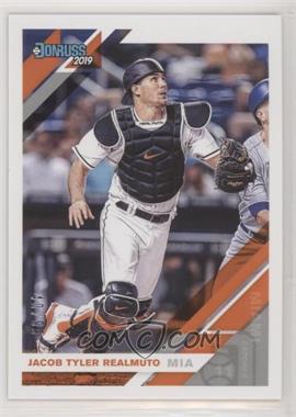 2019 Panini Donruss - [Base] - Holo Back #105.2 - Variation - J.T. Realmuto ("Jacob Tyler Realmuto" on Front) /99