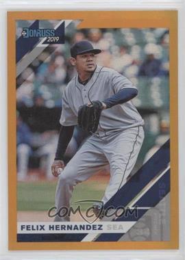 2019 Panini Donruss - [Base] - Holo Orange #84 - Felix Hernandez