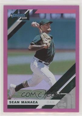 2019 Panini Donruss - [Base] - Holo Pink #66 - Sean Manaea