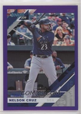 2019 Panini Donruss - [Base] - Holo Purple #130 - Nelson Cruz