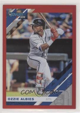 2019 Panini Donruss - [Base] - Holo Red #156 - Ozzie Albies [EX to NM]