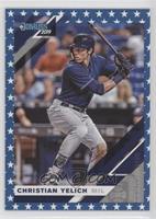 Christian Yelich (Blue Jersey, Full Name on Front)