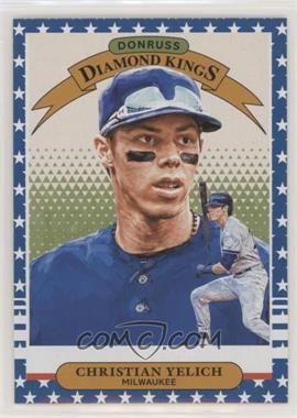 2019 Panini Donruss - [Base] - Independence Day #21 - Diamond Kings - Christian Yelich