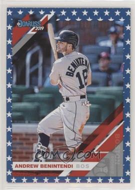 2019 Panini Donruss - [Base] - Independence Day #76.1 - Andrew Benintendi (Grey Jersey)