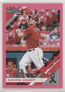 2019 Panini Donruss - [Base] - Mother's Day Ribbon #137 - Scooter Gennett /25