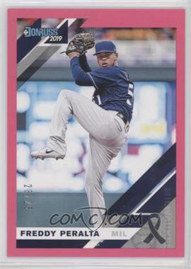 2019 Panini Donruss - [Base] - Mother's Day Ribbon #147 - Freddy Peralta /25