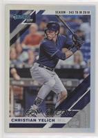 Christian Yelich (Blue Jersey, Full Name on Front) #/343
