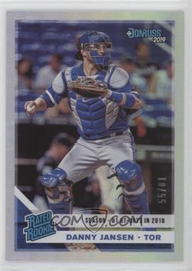 2019 Panini Donruss - [Base] - Season Stat Line #35 - Rated Rookie - Danny Jansen /81