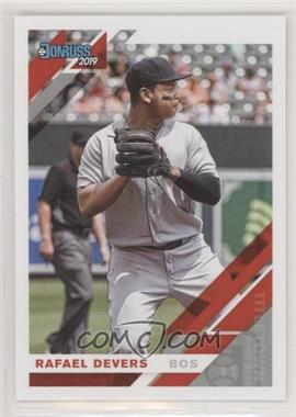 2019 Panini Donruss - [Base] #128.2 - Variation - Rafael Devers (Fielding)