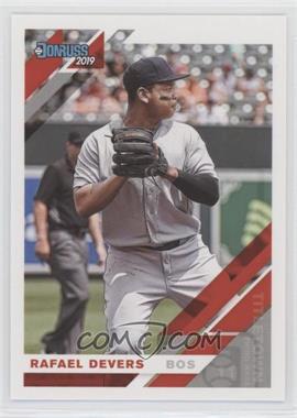 2019 Panini Donruss - [Base] #128.2 - Variation - Rafael Devers (Fielding)