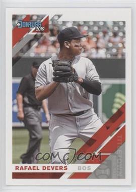 2019 Panini Donruss - [Base] #128.2 - Variation - Rafael Devers (Fielding)