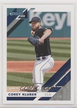 2019 Panini Donruss - [Base] #86.1 - Corey Kluber (Full Name on Front)