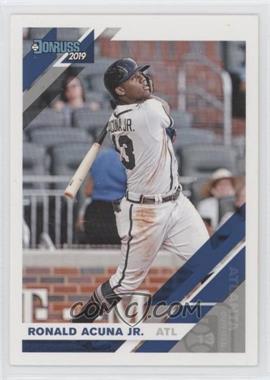 2019 Panini Donruss - [Base] #87.1 - Ronald Acuna Jr. (First and Last Name on Front)