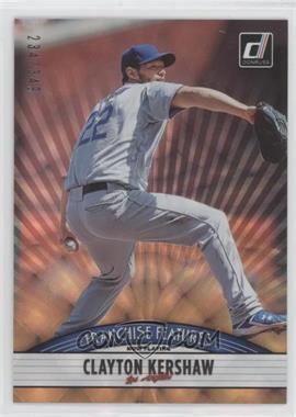 2019 Panini Donruss - Franchise Features - Bronze #FF14 - Clayton Kershaw, A.J. Puk /349