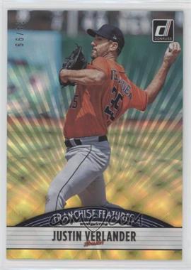 2019 Panini Donruss - Franchise Features - Gold #FF6 - Justin Verlander, Forrest Whitley /99