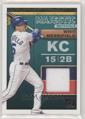 2019 Panini Donruss - Majestic Materials #MM-WM - Whit Merrifield