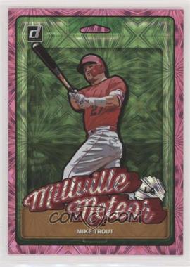 2019 Panini Donruss - Nicknames - Pink Firework #N3 - Mike Trout