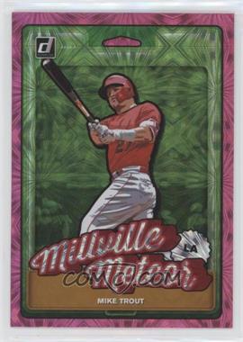 2019 Panini Donruss - Nicknames - Pink Firework #N3 - Mike Trout