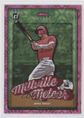 2019 Panini Donruss - Nicknames - Pink Firework #N3 - Mike Trout