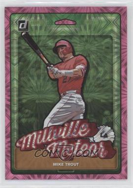 2019 Panini Donruss - Nicknames - Pink Firework #N3 - Mike Trout