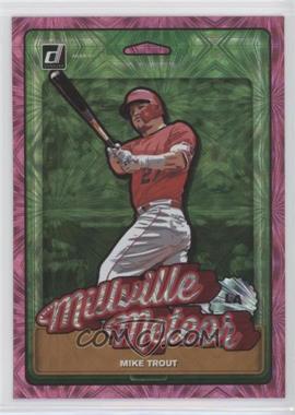 2019 Panini Donruss - Nicknames - Pink Firework #N3 - Mike Trout