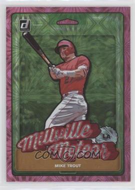 2019 Panini Donruss - Nicknames - Pink Firework #N3 - Mike Trout