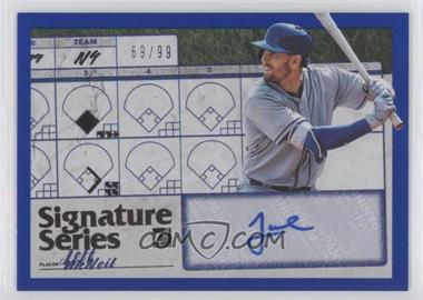 2019 Panini Donruss - Signature Series - Blue #SS-JM - Jeff McNeil /99