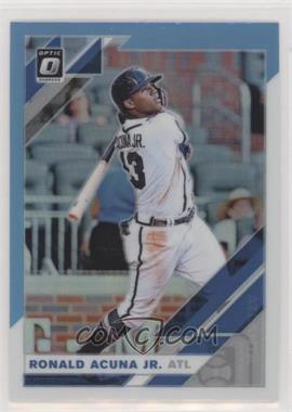 2019 Panini Donruss Optic - [Base] - Carolina Blue and White Prizm #177 - Ronald Acuna Jr.