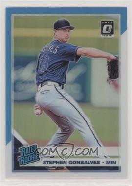 2019 Panini Donruss Optic - [Base] - Carolina Blue and White Prizm #74 - Rated Rookies - Stephen Gonsalves