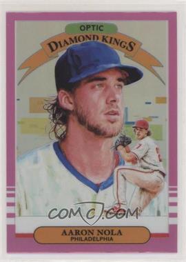 2019 Panini Donruss Optic - [Base] - Pink Prizm #18 - Diamond Kings - Aaron Nola