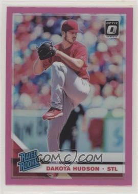 2019 Panini Donruss Optic - [Base] - Pink Prizm #34 - Rated Rookies - Dakota Hudson