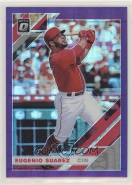 2019 Panini Donruss Optic - [Base] - Purple Pandora Prizm #124 - Eugenio Suarez /99