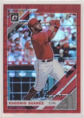 2019 Panini Donruss Optic - [Base] - Red Pandora Prizm #124 - Eugenio Suarez /99