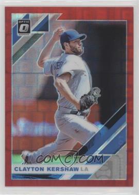 2019 Panini Donruss Optic - [Base] - Red Pandora Prizm #178 - Clayton Kershaw /99